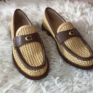 Coach Jolene Woven Loafers